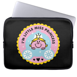 Capa Para Notebook Senhorita pequena princesa   eu sou uma princesa