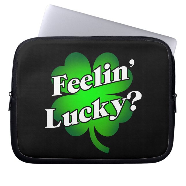 Capa Para Notebook Sente-Se Com Sorte? (Frente)