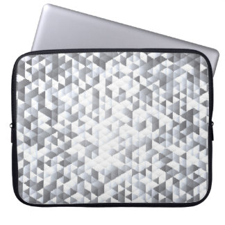 Capa Para Notebook Sequências de Prata: Fundo Mosaico Brilhante