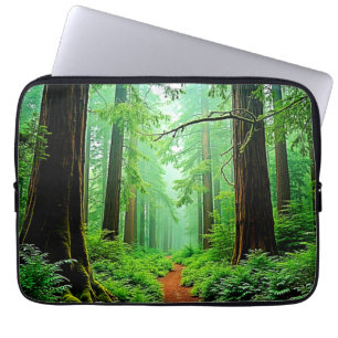Capa Para Notebook Sequoia Floresta Mistura Design
