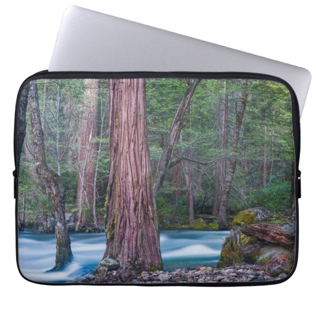 Capa Para Notebook Sequoias & Rio Merced Parque Nacional de Yosemite, (Frente)