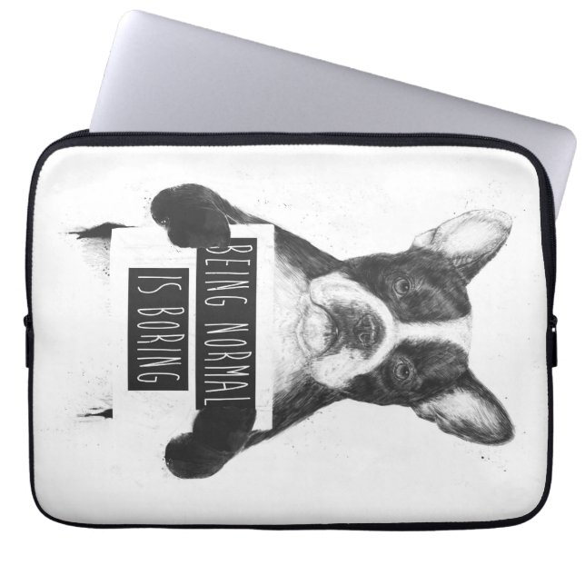 Capa Para Notebook Ser normal é chato (Frente)