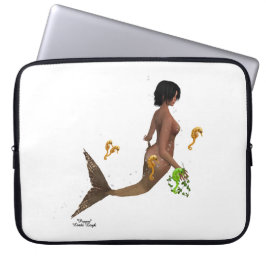 Capa Para Notebook Sereia Gira Com Bolsa de laptop De Cavalos-marinho