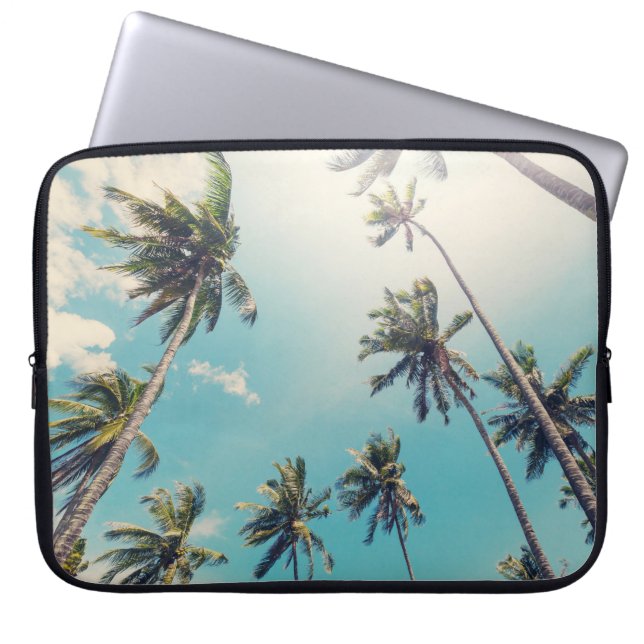 Capa Para Notebook Serenity Tropical Beach Landscape (Frente)