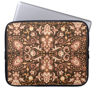 Capa Para Notebook Série de vidro manchado. Composição de abstraç