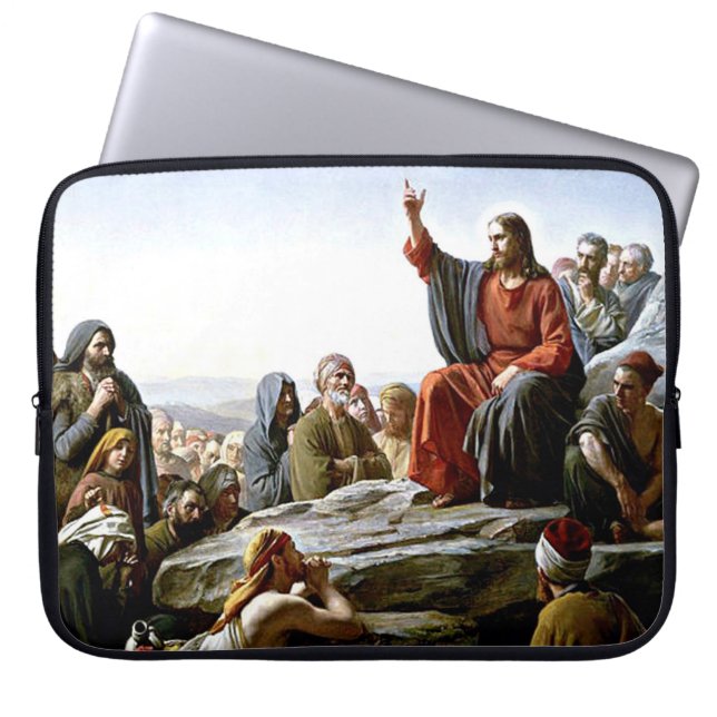 Capa Para Notebook Sermão da Montanha - pintura de Carl Bloch (Frente)