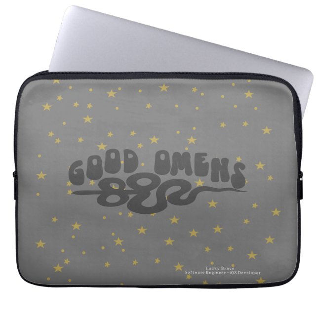 Capa Para Notebook Serpente de ómens bons (Frente)