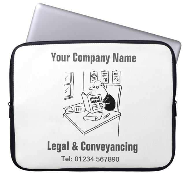 Capa Para Notebook Serviços Legais e de Escrituração  Manga de Comput (Frente)