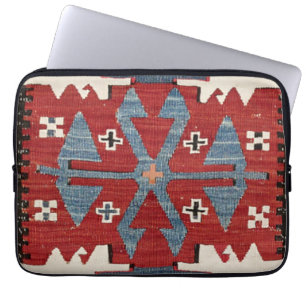 Capa Para Notebook Seta em Diamante Azul Konya II 19º Século - Autent