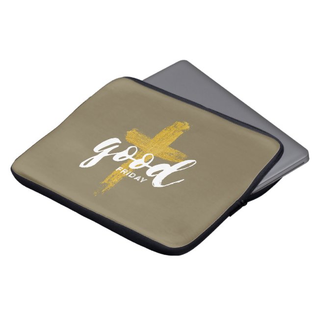 Capa Para Notebook Sexta-feira Santa | Bolsa de Proteção para Noteboo (Frente Topo)