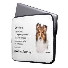 Capa Para Notebook Sheltie Art Love Is