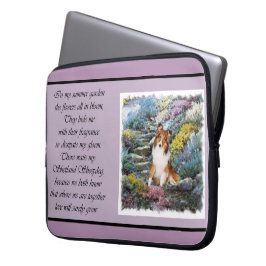 Capa Para Notebook Shetland Sheepdog Art