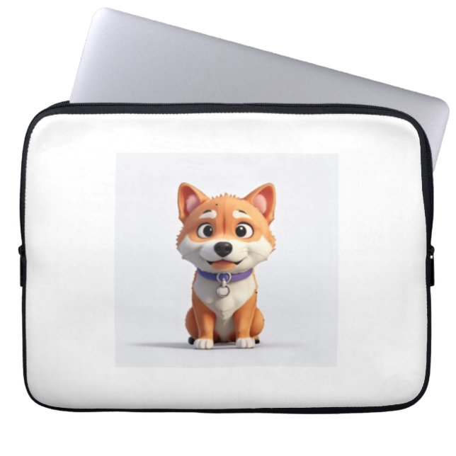 Capa Para Notebook Shiba Inu Cute (Frente)
