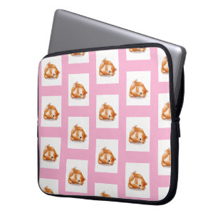 Capa Para Notebook shiba inu filhotes no estojo do laptop do padrão t