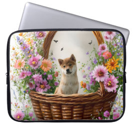 Capa Para Notebook Shiba Inu Puppy