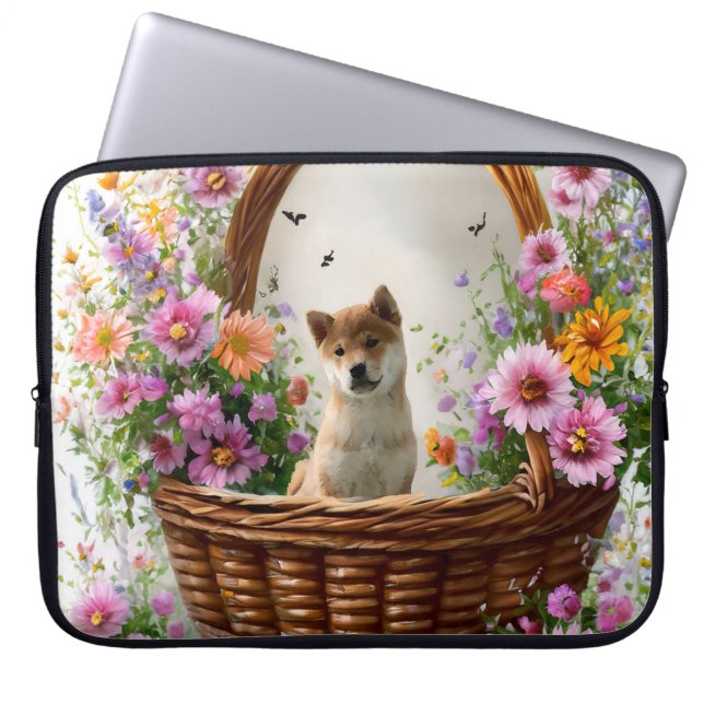 Capa Para Notebook Shiba Inu Puppy (Frente)