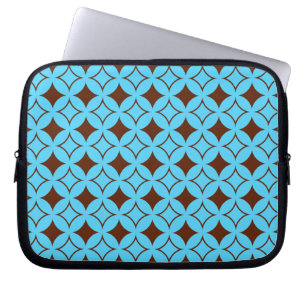 Capa Para Notebook Shippo azul e marrom