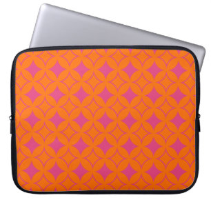 Capa Para Notebook Shippo cor-de-rosa e alaranjado