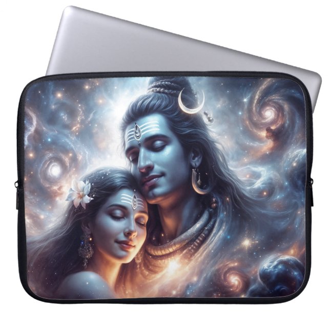 Capa Para Notebook Shiva e Shakti amores cósmicos (Frente)