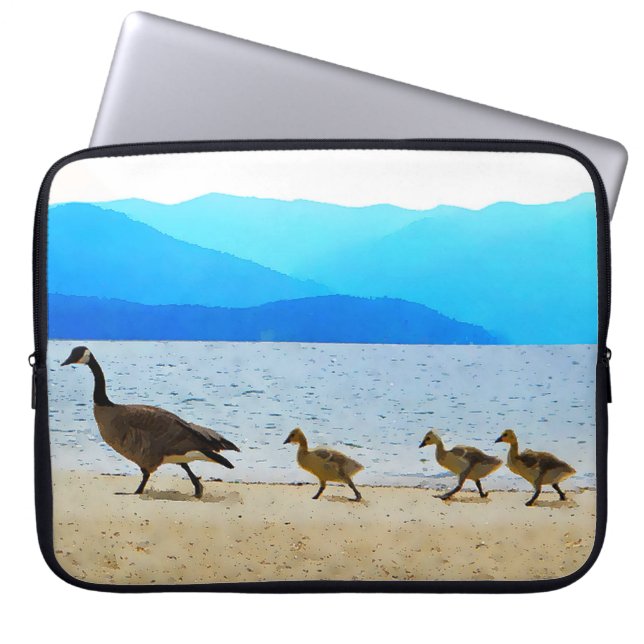 Capa Para Notebook Shore Patrol Canada Geese (Frente)