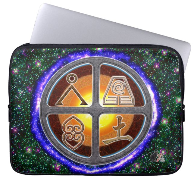 Capa Para Notebook Signos da Terra (Frente)