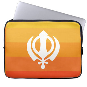 Capa Para Notebook Sikh Khanda - Bolsa de laptop