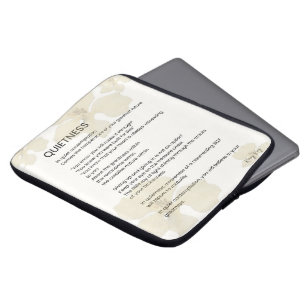 Capa Para Notebook Silêncio Poema de Palavras Escrito Inspiracional