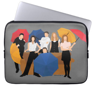 Capa Para Notebook Silhueta de caracteres AMIGOS™