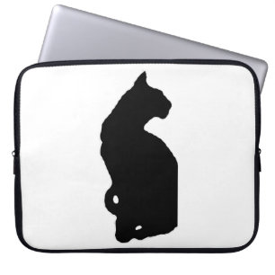 Capa Para Notebook silhueta de shorthair americana
