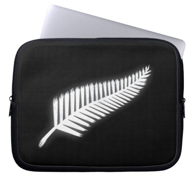 Capa Para Notebook Silver Fern NZ Emblem para Kiwis Patriótico (Frente)