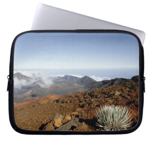 Capa Para Notebook Silversword no cume da cratera Haleakala de perto