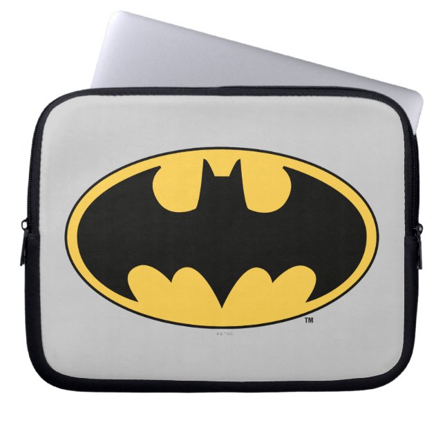Capa Para Notebook Símbolo Batman | Logotipo Oval (Frente)