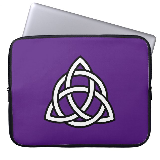 Capa Para Notebook Símbolo Celtic Trinity Knot Triquetra (Frente)