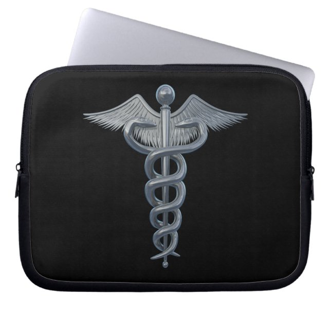 Capa Para Notebook Símbolo da profissão médica (Frente)