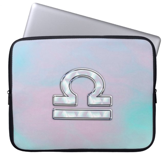 Capa Para Notebook Símbolo Libra Mãe de Estilo Pérola (Frente)