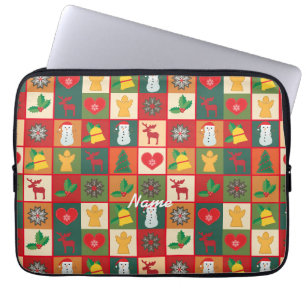 Capa Para Notebook Símbolos de Natal Medley Art Thunder_Cove