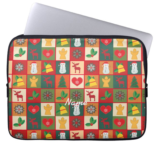 Capa Para Notebook Símbolos de Natal Medley Art Thunder_Cove (Frente)