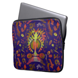 Capa Para Notebook Simetria de Espelho Psicodélico Abstrato Art