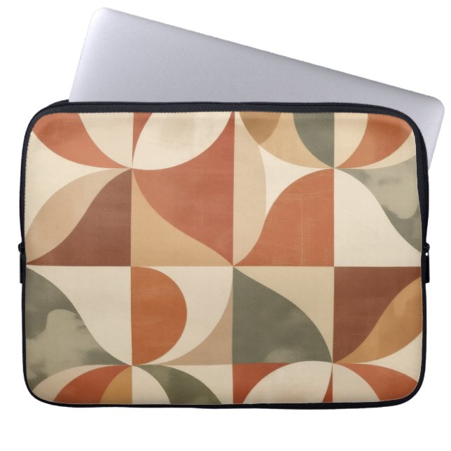 Capa Para Notebook "Simetria de Retro" (Frente)