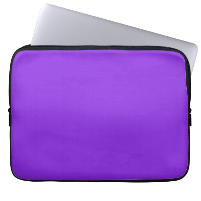 Capa Para Notebook Simples azul Roxo Mínimo Moderno (Frente)