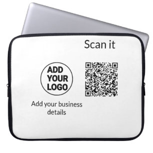 Capa Para Notebook Simples código q r adicionar logotipo nome de códi