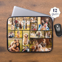 Capa Para Notebook Simples de Colagem de Fotos 12 Única