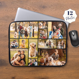 Capa Para Notebook Simples de Colagem de Fotos 12 Única