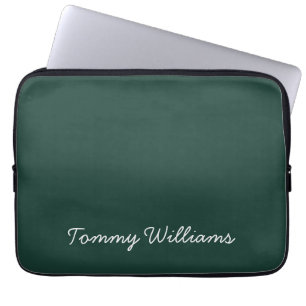 Capa Para Notebook Simples Emerald Green Professional