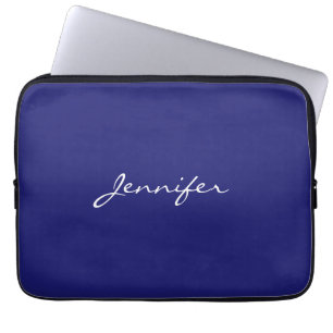 Capa Para Notebook Simples Planeta Azul Moderno Midnight