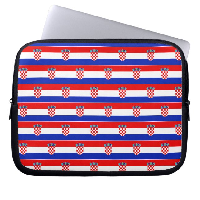 Capa Para Notebook Simples Roupa de Bandeira Nacional da Croácia Mode (Frente)