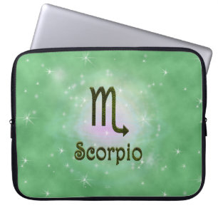 Capa Para Notebook Sinal Astrológico Zodiac Escorpiador de Cor Escolh