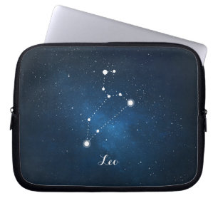 Capa Para Notebook Sinal azul do zodíaco de Leo da nebulosa da