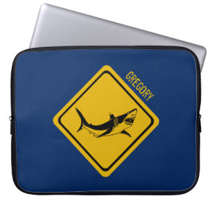 Capa Para Notebook sinal de estrada do tubarão