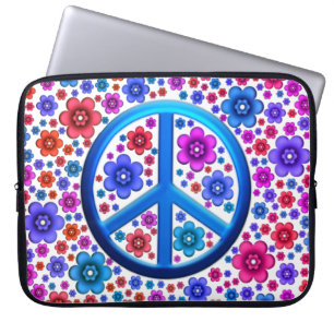 Capa Para Notebook Sinal de paz do Hippie